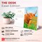 BrownTrout; Highland Cows | 2027 7.5 x 6 Inch Monthly Double-View Easel Desk Calendar; Category:Desk Calendars; Image:6
